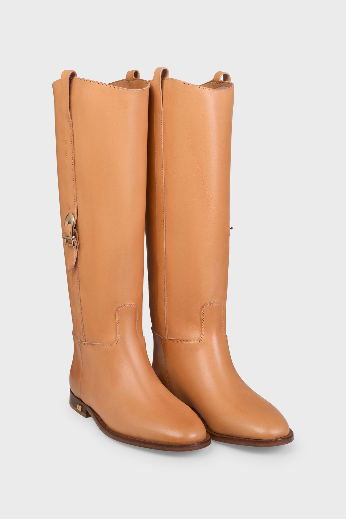Leather boots