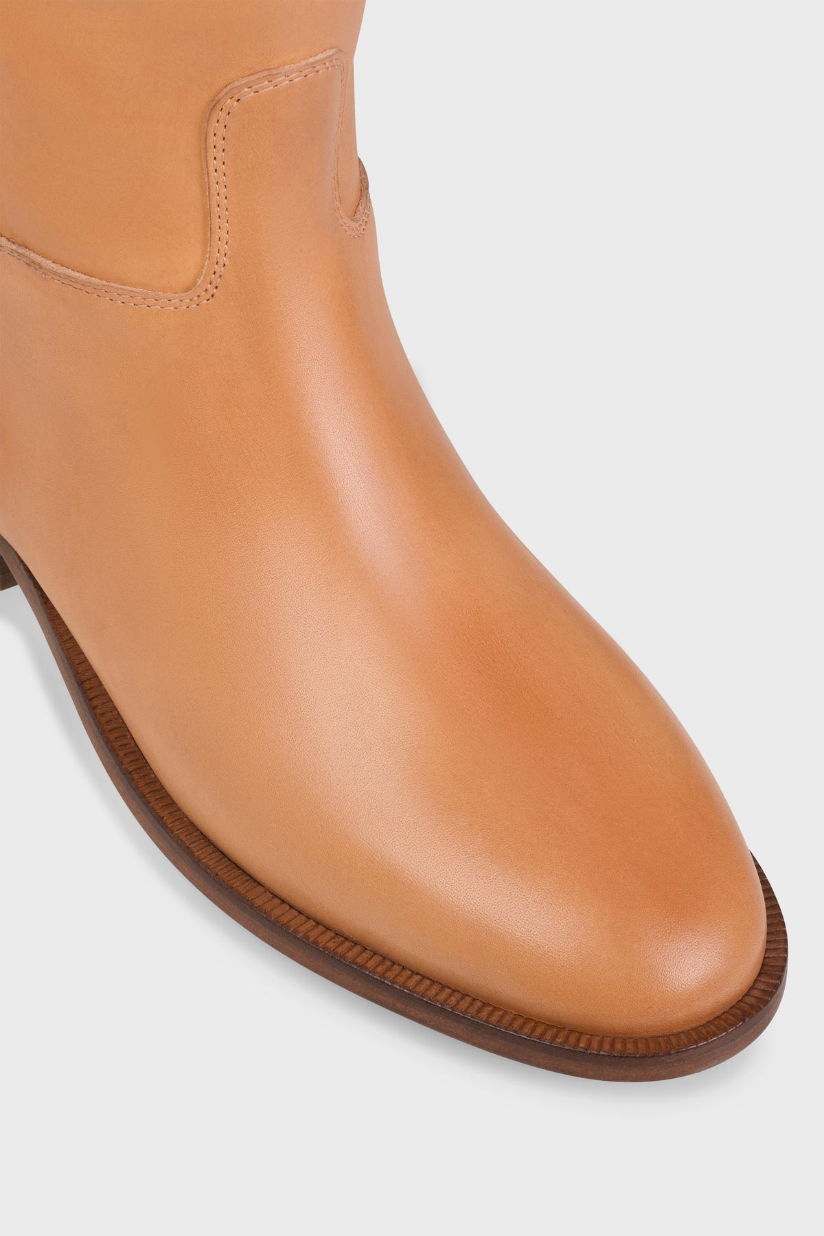 Leather boots